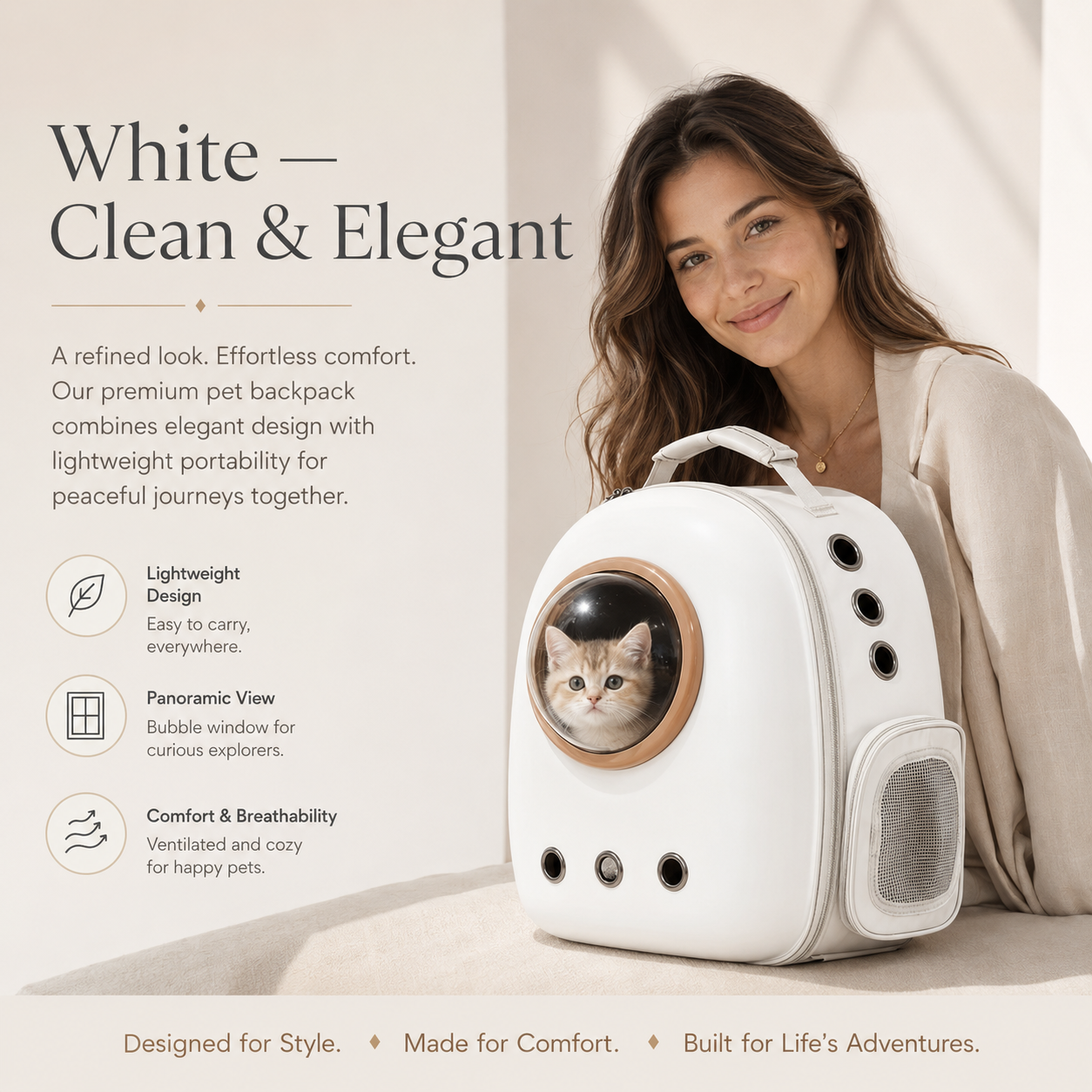 Portable Pet Carrier Backpack
