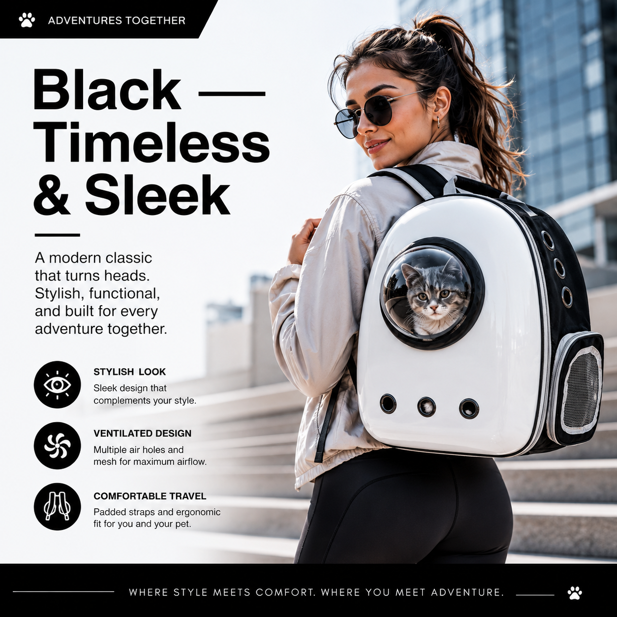Portable Pet Carrier Backpack