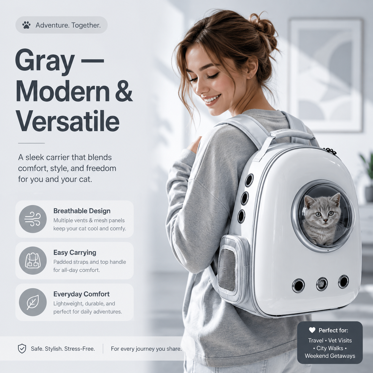 Portable Pet Carrier Backpack
